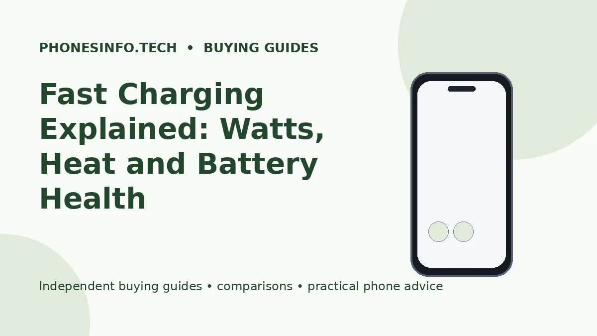 Fast Charging Explained: Watts, Heat and Battery Health