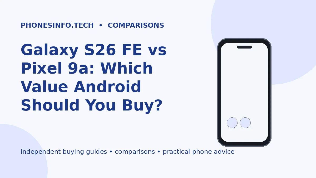 Galaxy S26 FE vs Pixel 9a: Which Value Android Should You Buy?