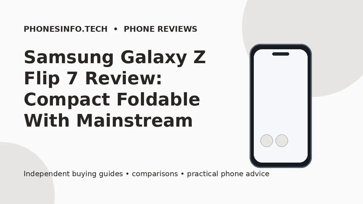 Samsung Galaxy Z Flip 7 Review: Compact Foldable With Mainstream Appeal