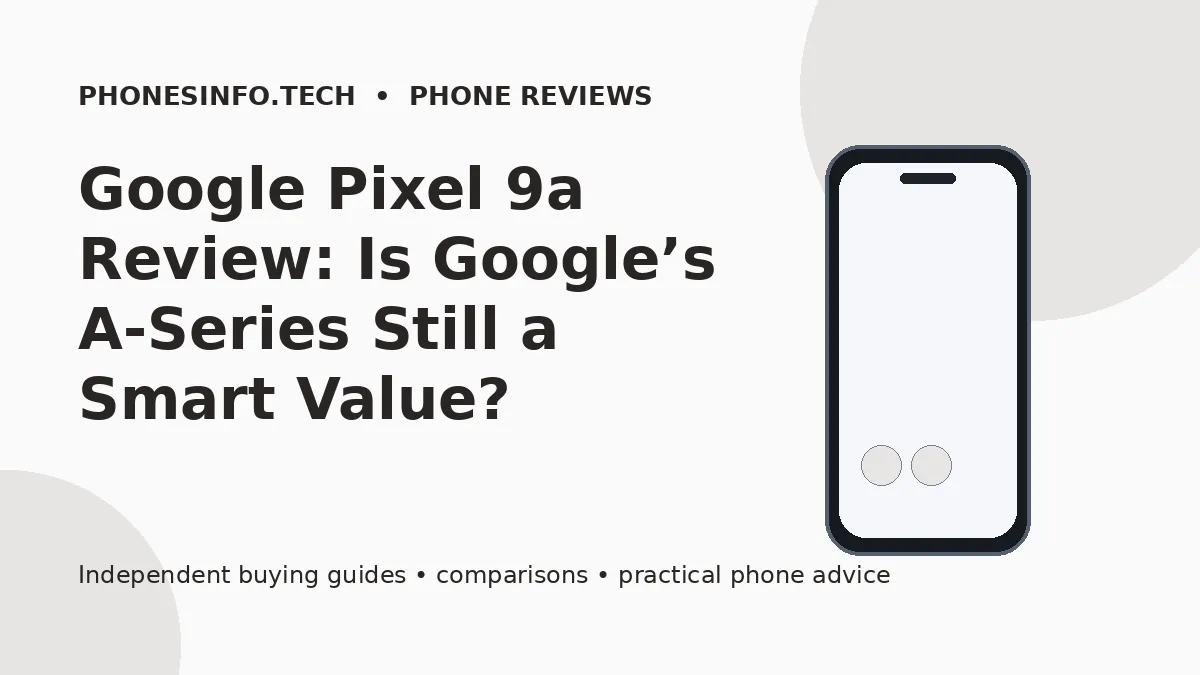 Google Pixel 9a Review: Is Google’s A-Series Still a Smart Value?