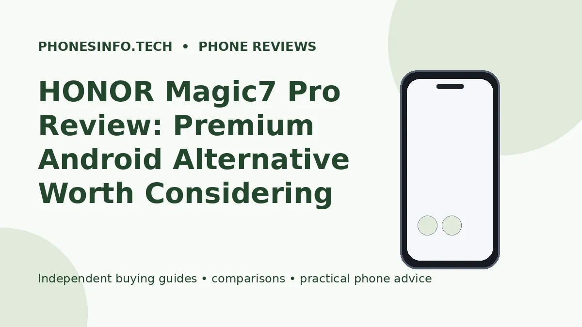 HONOR Magic7 Pro Review: Premium Android Alternative Worth Considering