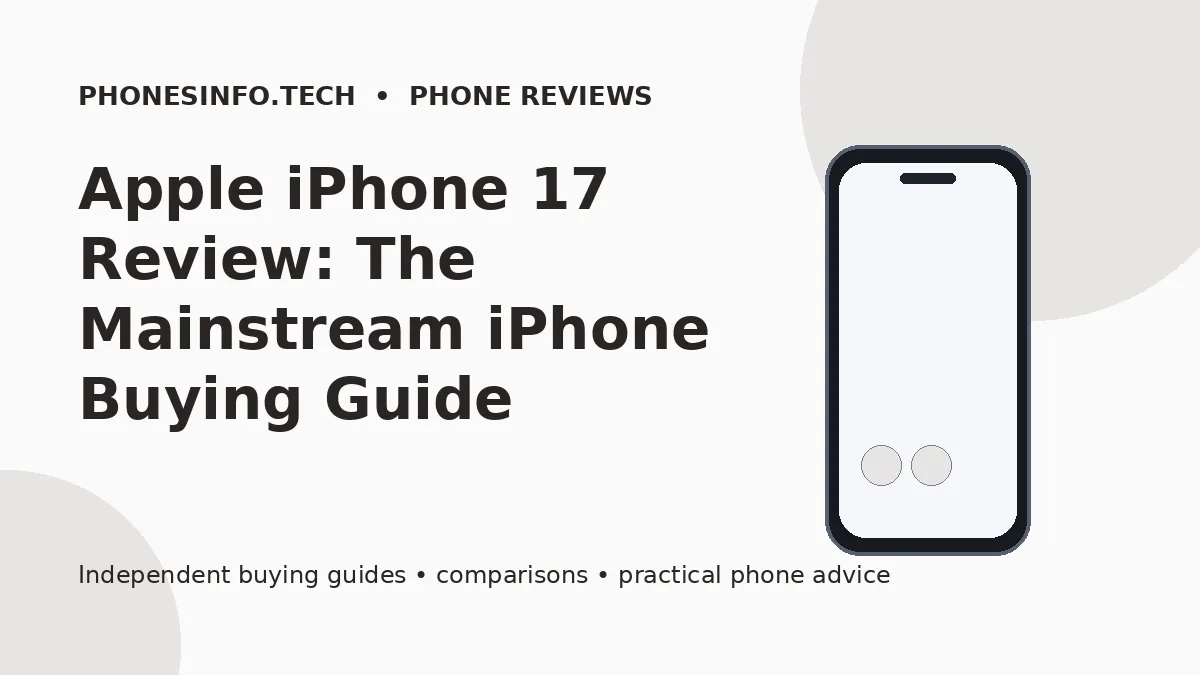 Apple iPhone 17 Review: The Mainstream iPhone Buying Guide