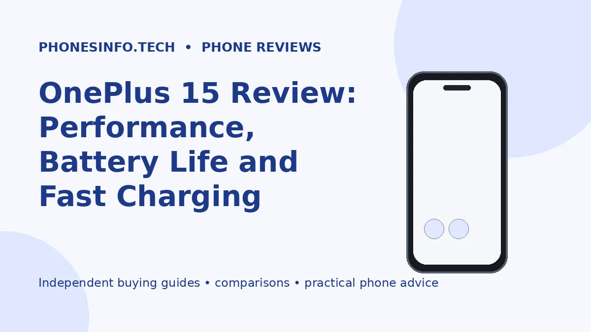 OnePlus 15 Review: Performance, Battery Life and Fast Charging Explained