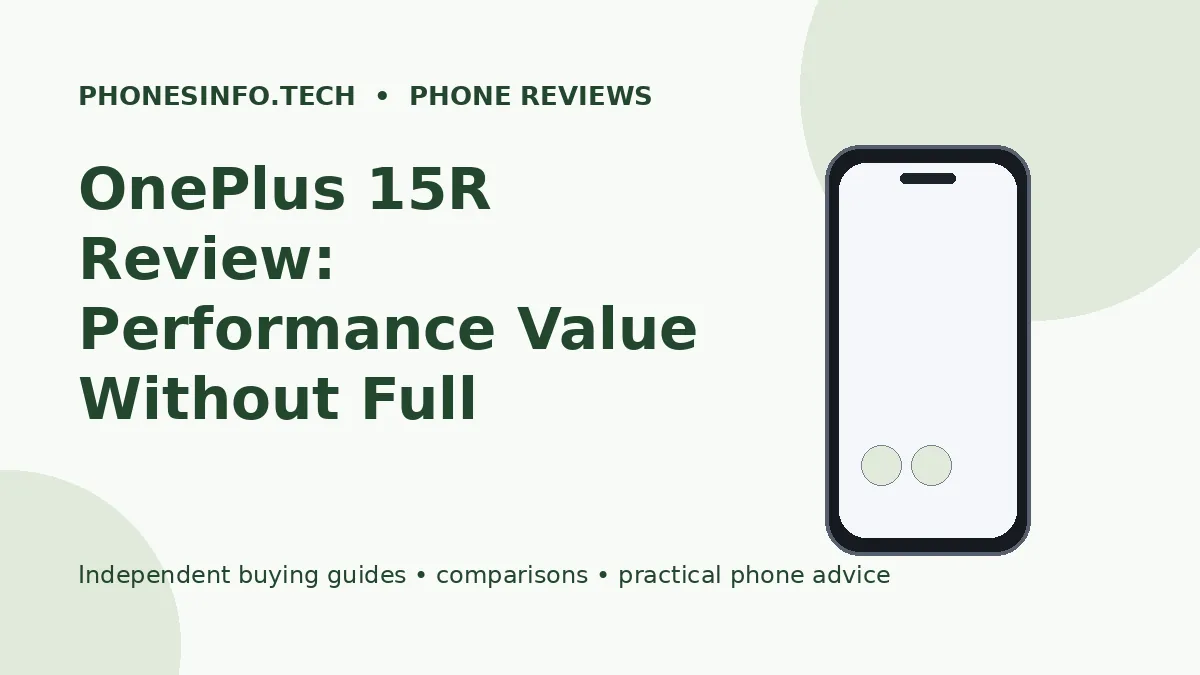 OnePlus 15R Review: Performance Value Without Full Flagship Pricing
