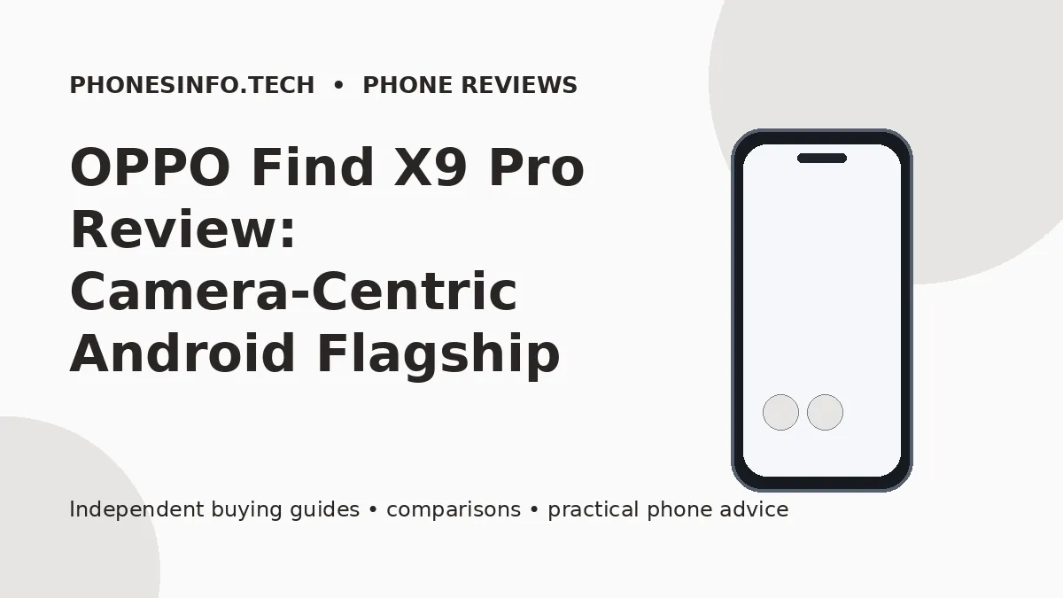 OPPO Find X9 Pro Review: Camera-Centric Android Flagship