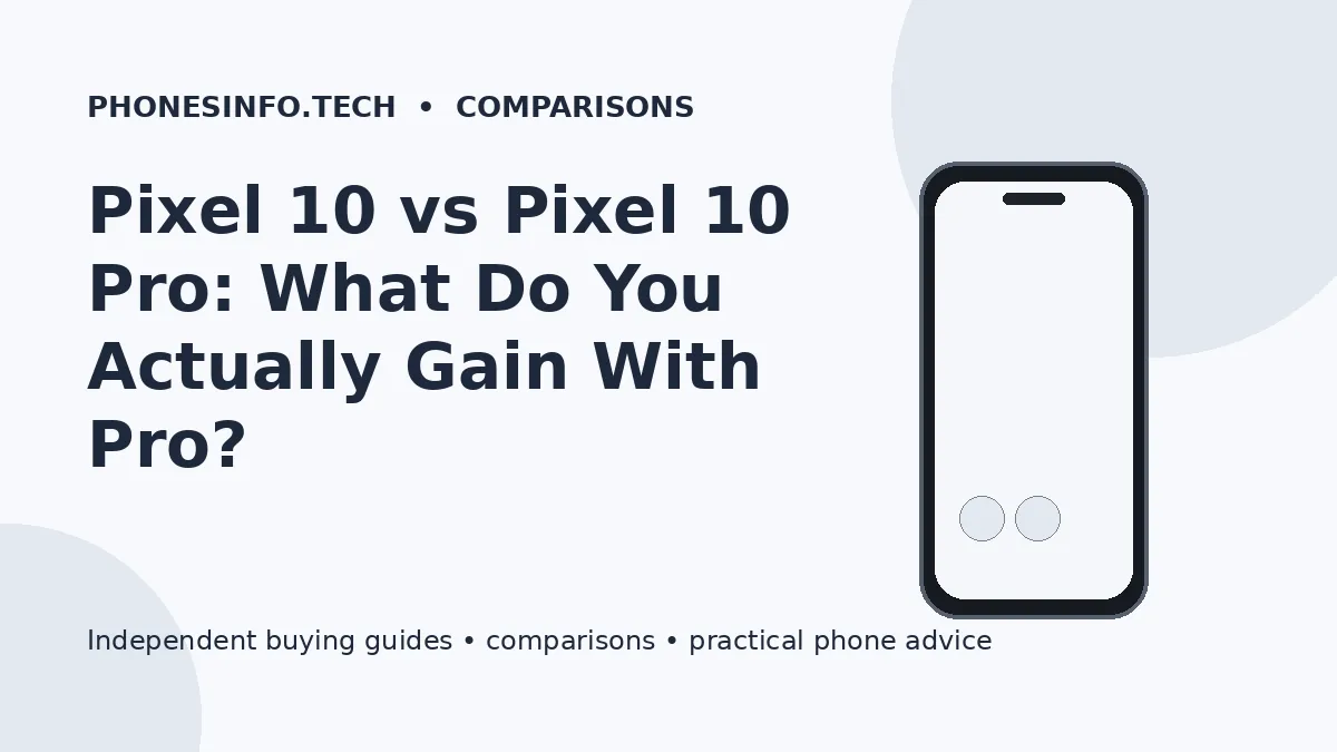 Pixel 10 vs Pixel 10 Pro: What Do You Actually Gain With Pro?