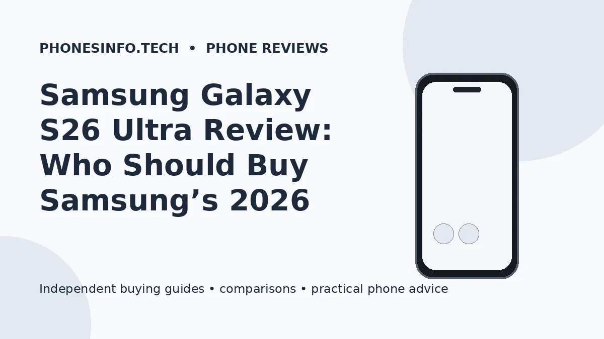 Samsung Galaxy S26 Ultra Review: Who Should Buy Samsung’s 2026 Flagship?