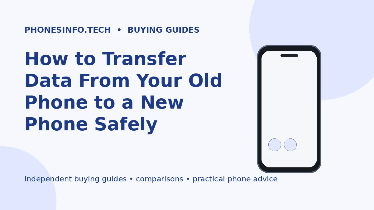 How to Transfer Data From Your Old Phone to a New Phone Safely