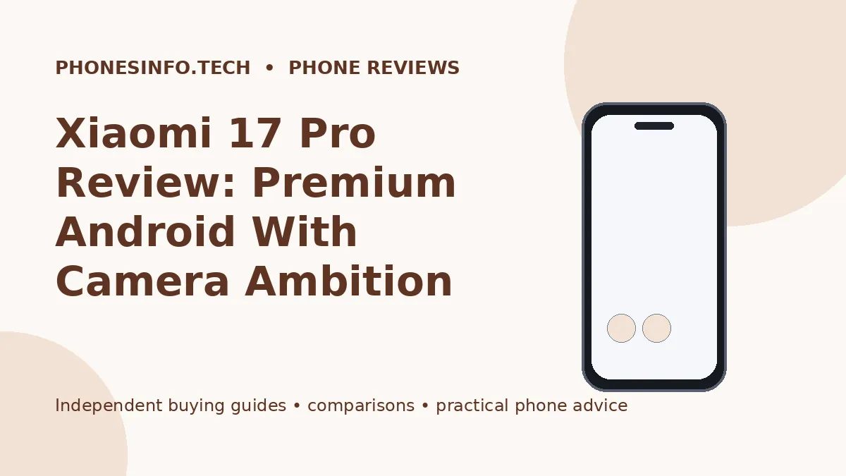 Xiaomi 17 Pro Review: Premium Android With Camera Ambition
